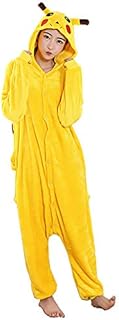 Adult Animal Pajamas Costume,Plush One Piece Onesies Costume Halloween Cosplay Costume Flannel
