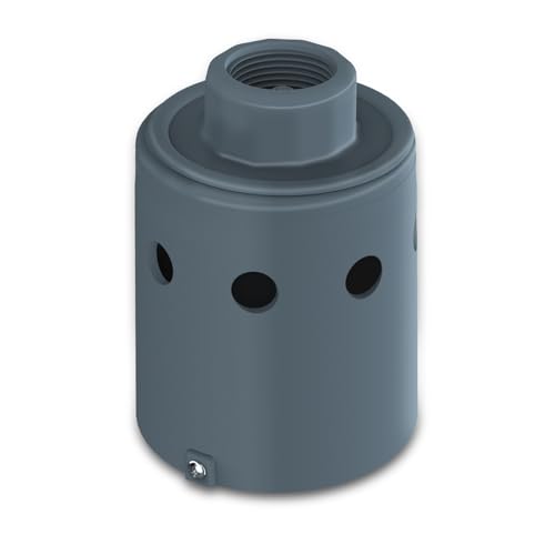 1 Float Valve for Water Tank Automatic Water Level Control Valve High Flow Fill Valve for Stock Tank Livestock Water Trough Pond & Pool Nylon Resin Auto Shut-Off