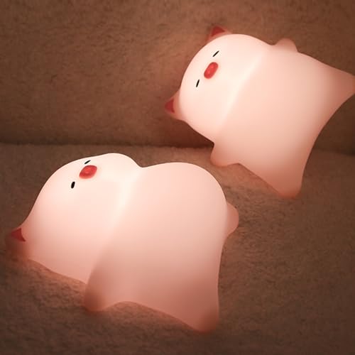 Lámpara de mesa de noche de silicona suave y regulable miniatura 2