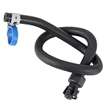 Flygun 1 PC Car Coolant Hose, Bendable Durable Automotive Radiator Hose for Engine, High Performance Vehicle Seal Pipe, Compatible with Cruze Opel Replacement OEM #13251447 1340838 (Black)