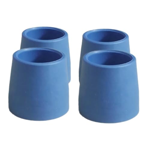FOMIYES Cane Rubber Tips Replacement Walking Stick Foot Covers Trekking Pole Anti-Slip Tips Non-Slip and Shockproof for Crutch Poles