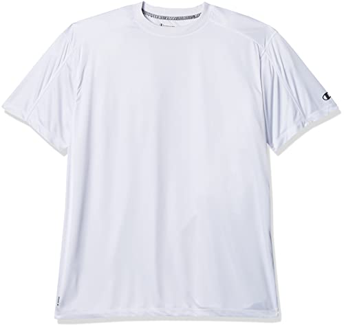T-Shirt Champion Blanc 4X pour Homme Fort et Grand Coupe Solide