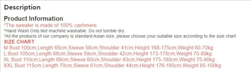 Men's Basic Cashmere O-Neck Winter Cashmere Smart Casual Clothing Solid Color Soft Sweater4