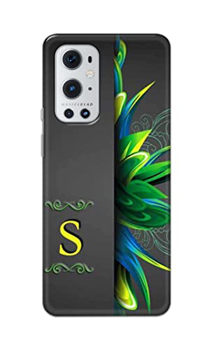Image of Name II Initial II Letter Alphabet S Hard Back Case Cover for OnePlus 9 Pro Back Cover -(J5) VNS2222