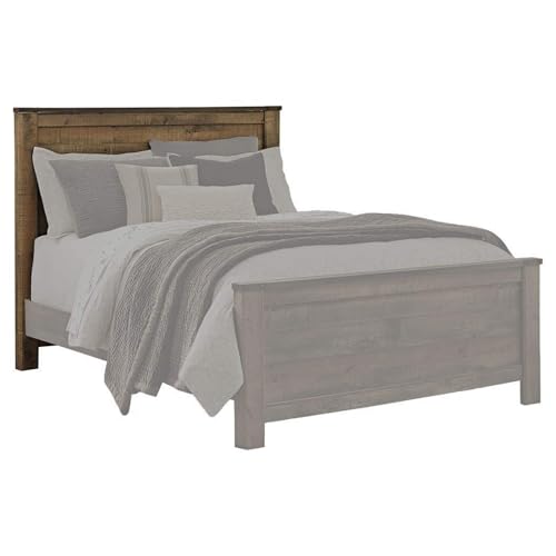 Signature Design by Ashley Trinell Rustic Panel Headboard, Queen, Warm