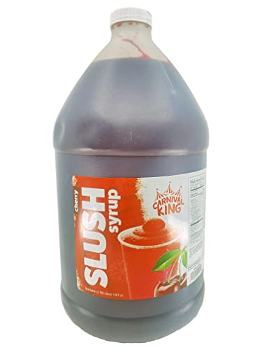 TableTop King 1 Gallon Cherry Slushy Syrup_AB