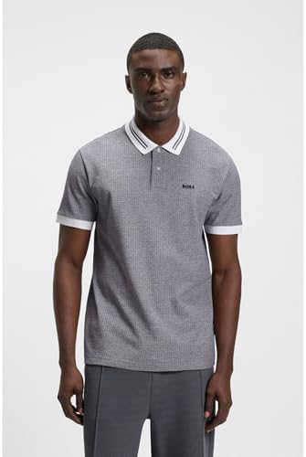 Polo droit coton fantaisie - vue 4