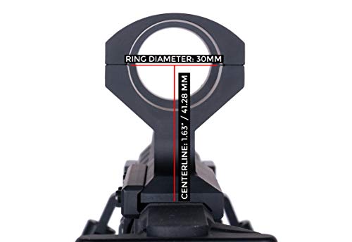 Image of Monstrum Extended Series Offset Picatinny Scope Mount | 30 mm Diameter | 0 MOA