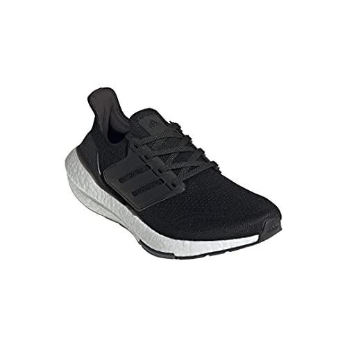 adidas Women's Ultraboost 21 Running Shoe, Black/Black/Grey, 8 - Image 3