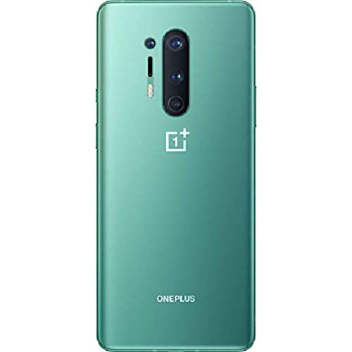 OnePlus 8 Pro (5G) Dual-SIM IN2023 256GB/12GB RAM (GSM + CDMA) Factory Unlocked Android Smartphone (Glacial Green)- International Version