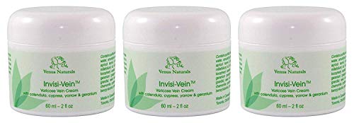 Invisi-Vein Varicose Vein Cream 2oz - 3 Jars - Best Value Pack