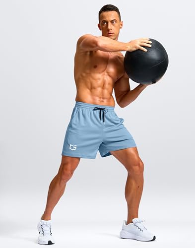 Image of G Gradual Men's Athletic Workout Shorts with Pockets 5 inch /7 inch /9 inch Lightweight Quick Dry Gym Basketball Running Shorts for Men
