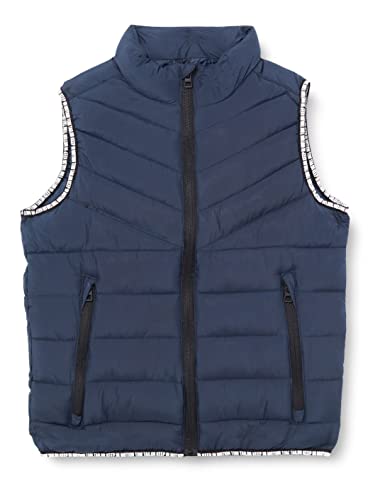 TOM TAILOR Jungen Lightweight Steppweste 1030600, Blau, 116-122