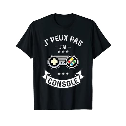 Cadeau Geek Noël Fan de Jeux Vidéo - J'Peux Pas J'ai Console T-Shirt