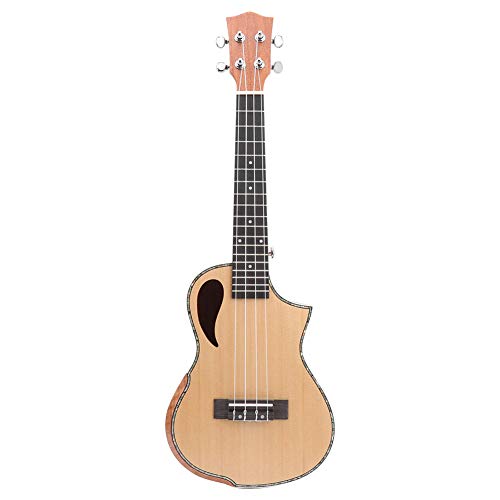 Ukulélé 23 pouces , Ukulélé 23 pouces placage épicéa visage simple cranté bras garde chaîne Instrument de musique - Les Beatles, Paul McCartney, John Lennon, RIngo Starr, George Harrison Ukulélé 23 pouces , Ukulélé 23 pouces placage épicéa visage simple cranté bras garde chaîne Instrument de musique