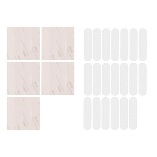 ジャッキーハンガー透明粘着滑り止めステッカー20個入りハンガーストリップノンスリップ粘着テープ透明クローゼットアクセサリー