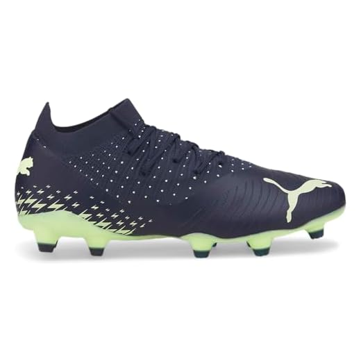 PUMA Women's Future Z 3.4 Firm Artificial Ground Sneaker, Parisian Night-Fizzy Light-Pistachio, 10