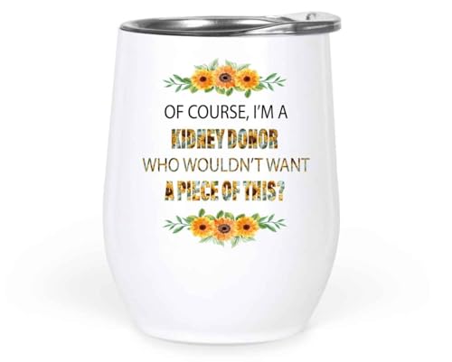 Generic Gift Idea Kidney Donor Gift Motivational Quote Show Support For Donators 12 Oz White Stainless Steel Tumbler cover