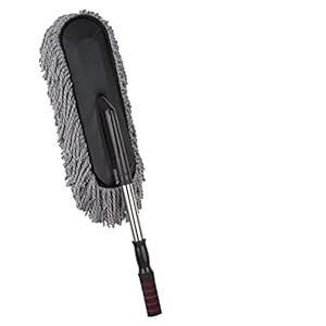 Gour Traders Car Dusters - Free Mini Interior Duster Worth Micro Fiber Duster for Interior & Exterior Car & Household Cleaning |Free Interior Duster Worth INR199 (Combo Pack)-Grey
