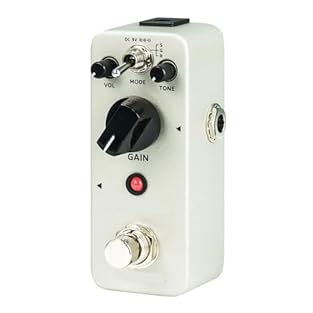 Classic overdrive delivers warm and smooth tone for guitar playing. Centaur style structure provides stable performance for daily use. Buffered bypass maintains clear signal in long effect chains. Simple knobs support quick tone adjustment during pra...