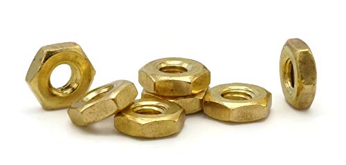 Hex Machine Nuts Brass - #6/32 (Flats 5/16