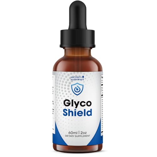 GlycoShield - Liquid Drops with Astragalus, Gymnema Sylvestre, and Chromium | 100% Plant-Based, Non-GMO, Easy-to-Take | Made in the USA in a GMP-Certified Facility | 2oz, 60ml, 1 Month Supply