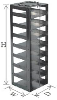 Crystal - BioExcell 7 Box Vert Rack for Chest Freezer &LN2 T anks for Stan 3