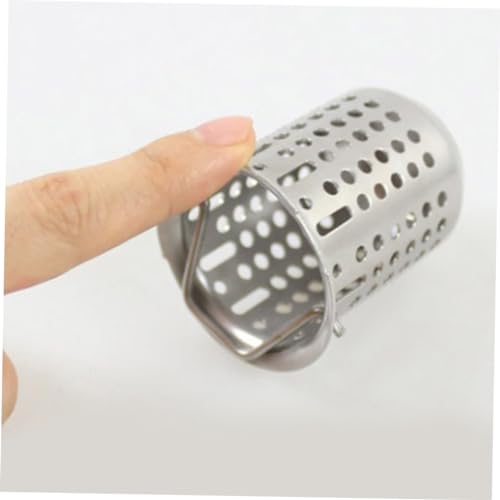 Colador de acero inoxidable con asa para fregadero miniatura 6