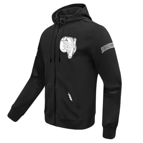 Image of Pro Standard Mens College Classic Chenille Cotton Double Knit Full Zip Hoodie