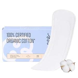 100% Organic Panty Liners for Women...