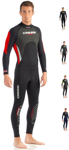 Cressi Morea Wetsuit Full Black/Red Man XL/5