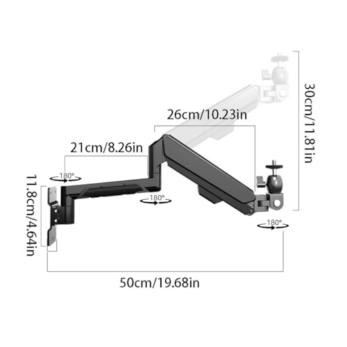 Projector Stand Home Projector Bracket Suspended Air Rocker Arm Projector Living Room Wall Mounted Rotating Rack Dj Laptop Stand miniatura 2