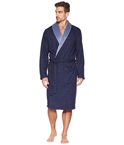 UGG Men's Robinson Robe, Navy Heather, M/L