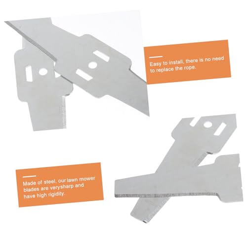 JOINPAYA 5個 草刈り機替刃 耐久性のある属製草刈り機刃 充電式トリマー対応 強力で防錆 ガーデン農業用マルチ用途刈払機用