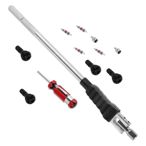DECHOUS 1Set Valve Stem Installer Tool Kit with Slip Handle for Easy Tire Valve Installation and Removal Durable Tire Repair Accessory for Owners