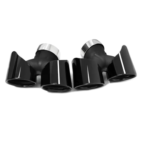 Embouts d'échappement 304 inox noir : l'élégance quad pour Carrera 991.2