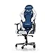 DXRacer (l'originale) Gladiator G001 Sedia Gaming, Ecopelle, Blu-bianco, Fino a 200 cm