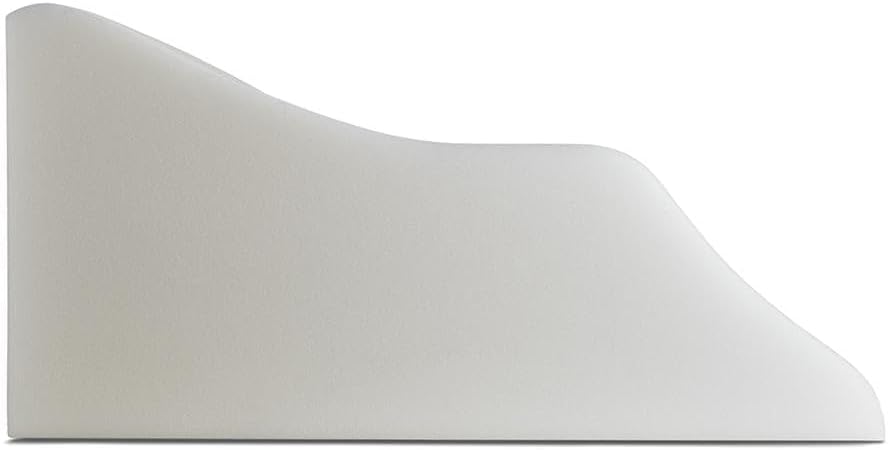 Lounge Doctor Elevating Leg Rest Pillow with Memory Foam, Large, 18 in. Wide, Heather Grey,Uniquely Designed Incline Wedge for Vein Circulation, Leg Swelling, Lymphedema, Leg and Back Pain, Relaxation