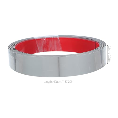 Moldura de acero inoxidable autoadhesiva flexible para muebles 3