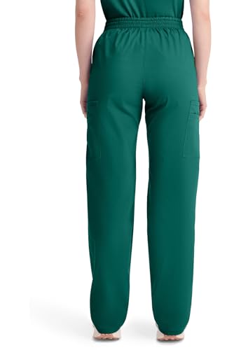 Image of Dickies EDS Signature Scrubs for Women, Elastic Waist Pull-On Cargo Pants for Women in Soft Brushed Poplin - 86106