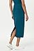 The Drop Women's Esmeralda Midi Skirt, Legion Blue, L