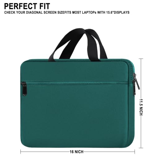 Image of Laptop Sleeve 15.6 Inch, Handbag Protective Computer Case with Front Pocket