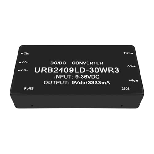 Módulo CC/CC U2409LD-30WR3 de 24V a 9V y 30W con salida regulada