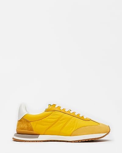 Steve Madden Women's Giaa Sneaker, Yellow, 8 | Image 5