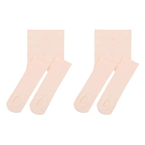 Zando Girls Ballet Dance Tights - Ultra Soft Pro Convertible Ballet Transition Dance Tights Kids Students