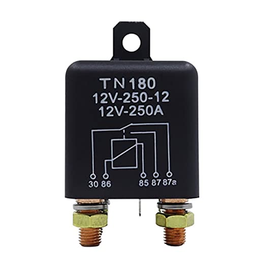 Relé automotriz 24V 250A tipo continuo para instalación de batería auxiliar 3