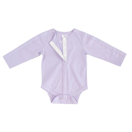 Long-Sleeve All-Access Bodysuit | Preemie to 4T | G-Tube, Catheter, NICU/PICU,Port-friendly adaptive clothing3