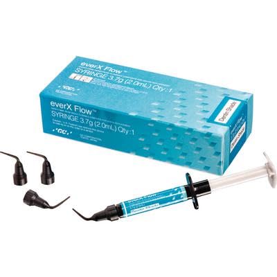 GC 012899 everX Flow Flowable Dental Composite Dentin Shade Syringe 3.7gm