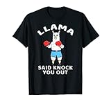 Photo Gallery llama said knock you out regalo per un amante del lama maglietta Photo Gallery llama said knock you out regalo per un amante del lama maglietta