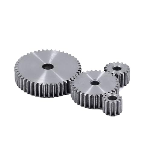 Bevel Gear Pinion Hardware Mechanical 1pcs 1-Mode Spur Gear Teeth Number 12-26 Teeth Outer Diameter 14mm-28mm Thickness 10mm Carbon Steel Motor Gear(13 Teeth-OD 15mm)